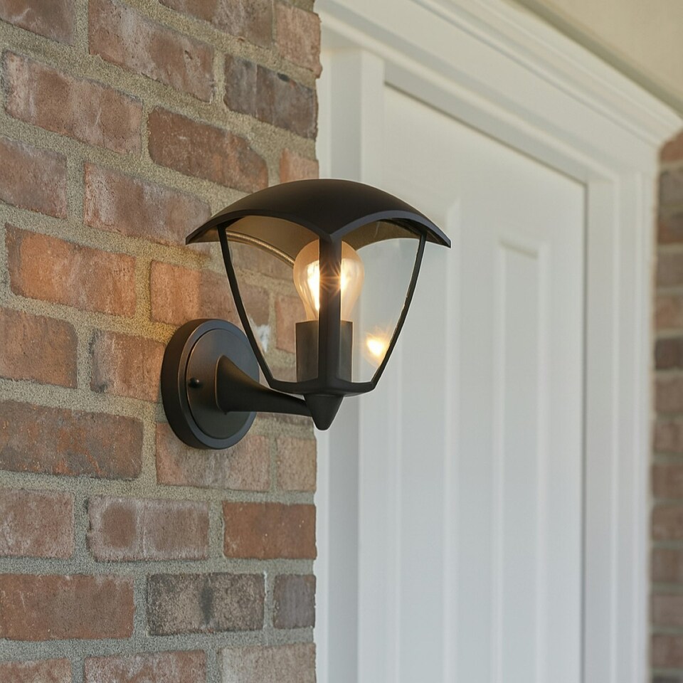image 1 of CGC VIOLET Black Outdoor Up Lighter Lantern Light Black