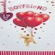 image 4 of For Boyfriend Boofle With Heart Balloons Design Valentine's Day Card