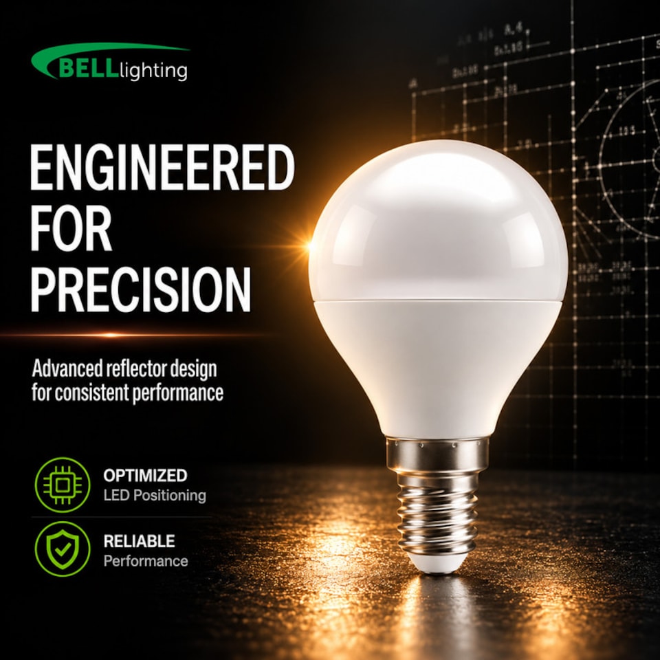 image 1 of BELL Lighting E14 SES Dimmable Golf Ball SMD Natural White 4000K 4.7W Energy Saving LED