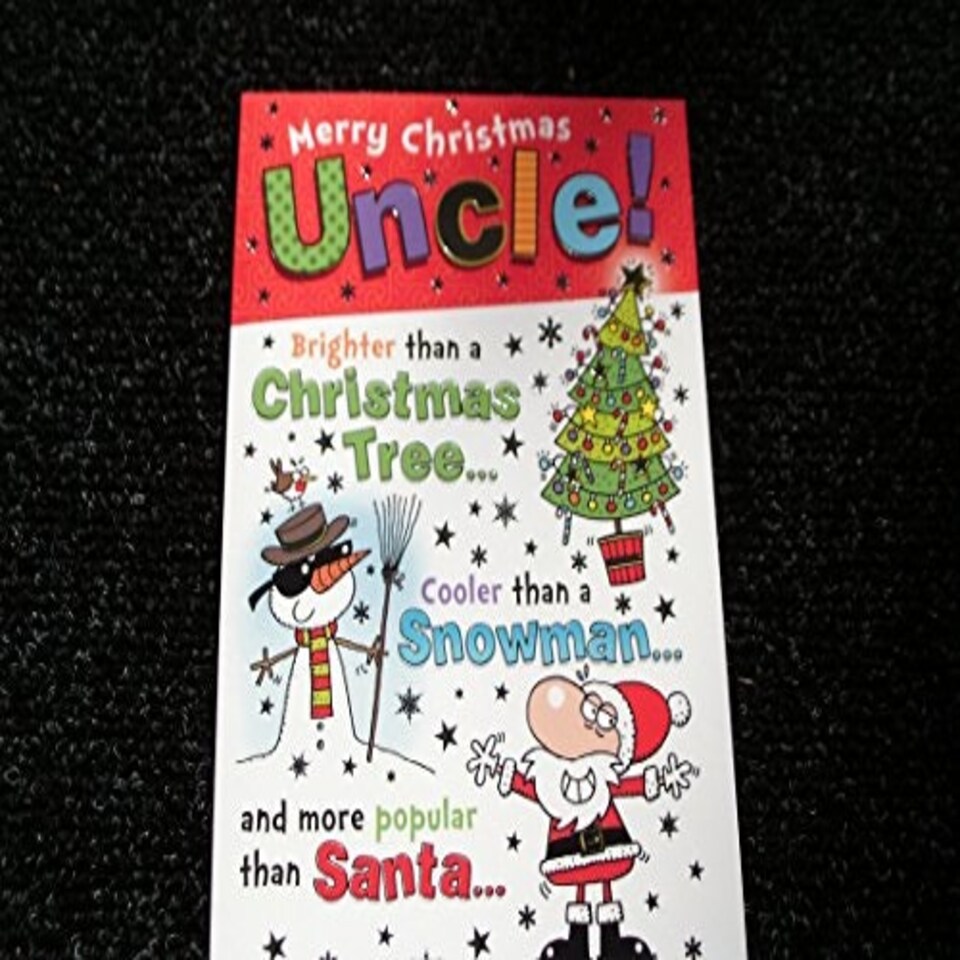 image 1 of Uncle Christmas Card - Greeting Card By Wishing Well