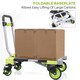 image 6 of 2-in-1 Hand Sack Truck Trolley, Folding Platform Cart Dolly, 120kg Load Capacity