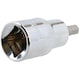 image 3 of 6mm Hex Bit Metric Allen Socket Male 1/2" Drive 55mm Length Strengthened Tip