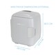 image 3 of MONCOOK Mini Fridge For Bedrooms - Small, Portable & Quiet Mini Fridges For Skincare, Medicine, Food & Drinks - Cooling & Warming Function - 9L - Grey Mono