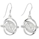 image 4 of Harry Potter Time Turner Drop Earrings with Crystal Elements - HPSE021