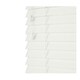 image 1 of 110cm Ultra White Faux Wood Venetian Blinds with String (120cm Drop) | White | White