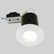 image 1 of ValueLights Pack of 4 Fire Rated Bathroom/Shower IP65 White Domed Ceiling Downlights Complete with 5w LED Bulbs 6500K Cool White