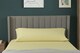 image 2 of Bolster Support Pillow Pillowcase Plain Dyed Pillow Linen Easy Care | Yellow
