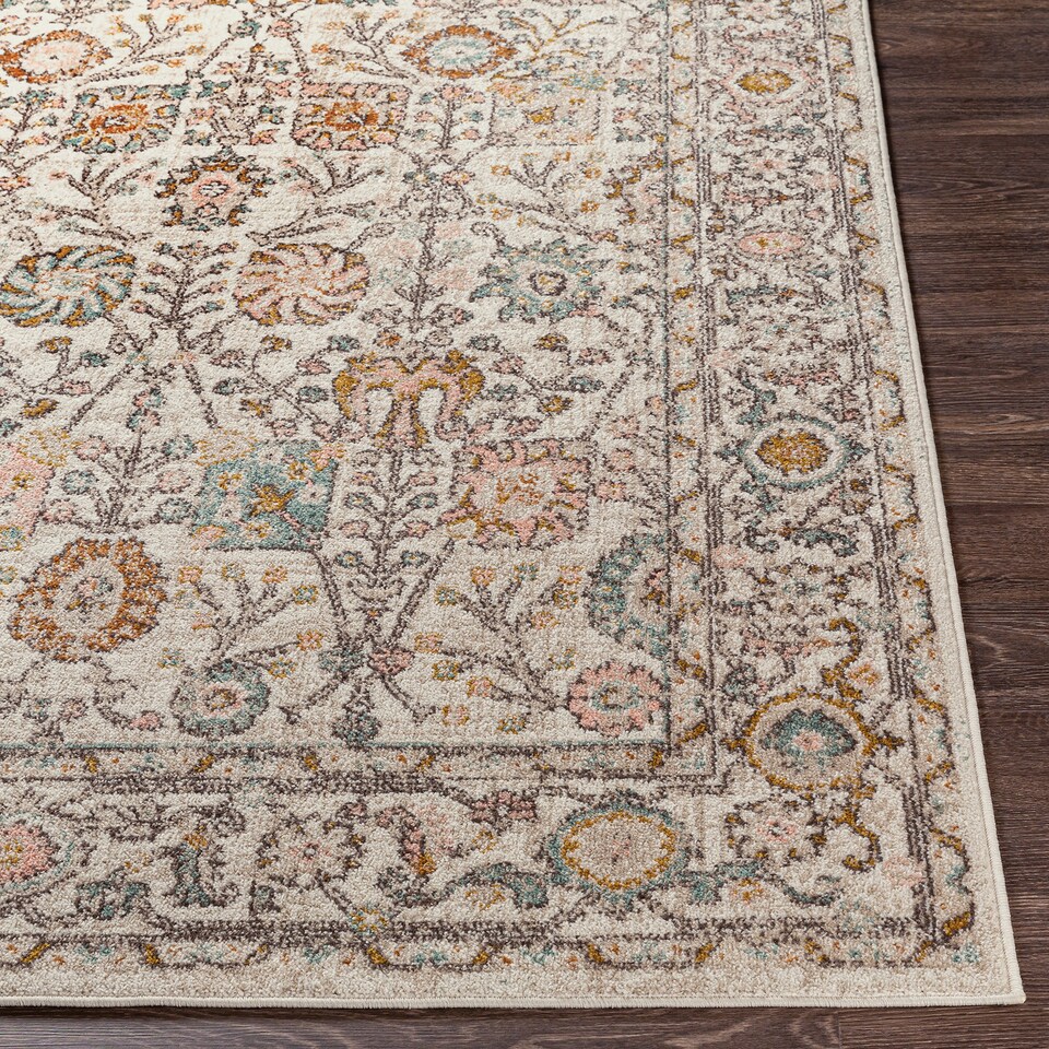 image 1 of LIVABLISS Ankara-Vintage Traditional Boho Rug 80 x 220 cm | Pink Grey