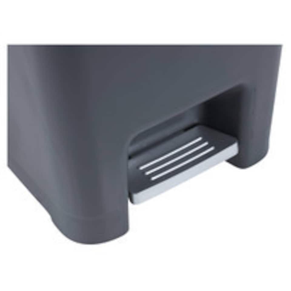 image 1 of Easy Open Plastic Kitchen Pedal Bin | Black | 45L | 1