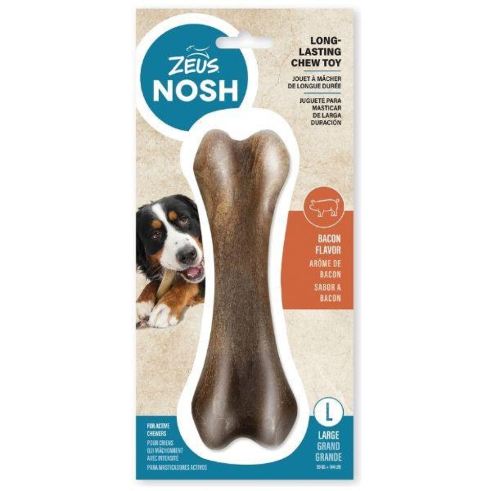 Zeus Nosh Strong Chew Bone - Large, Bacon