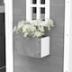 image 8 of Outsunny Wooden Wendy House for Kids with Floor, for Gardens, Patios - Grey