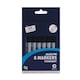 image 1 of Pack of 8 Black Bullet Tip Permanent Markers