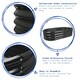 image 2 of Harbour Housewares Rounded Raised Garden Beds - 120cm x 60cm x 60cm - Anthracite - Pack of 2 Black