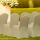 image 9 of Chair Cover Spandex Polyester Stretch Fabric Dining Slipcovers - 10pcs