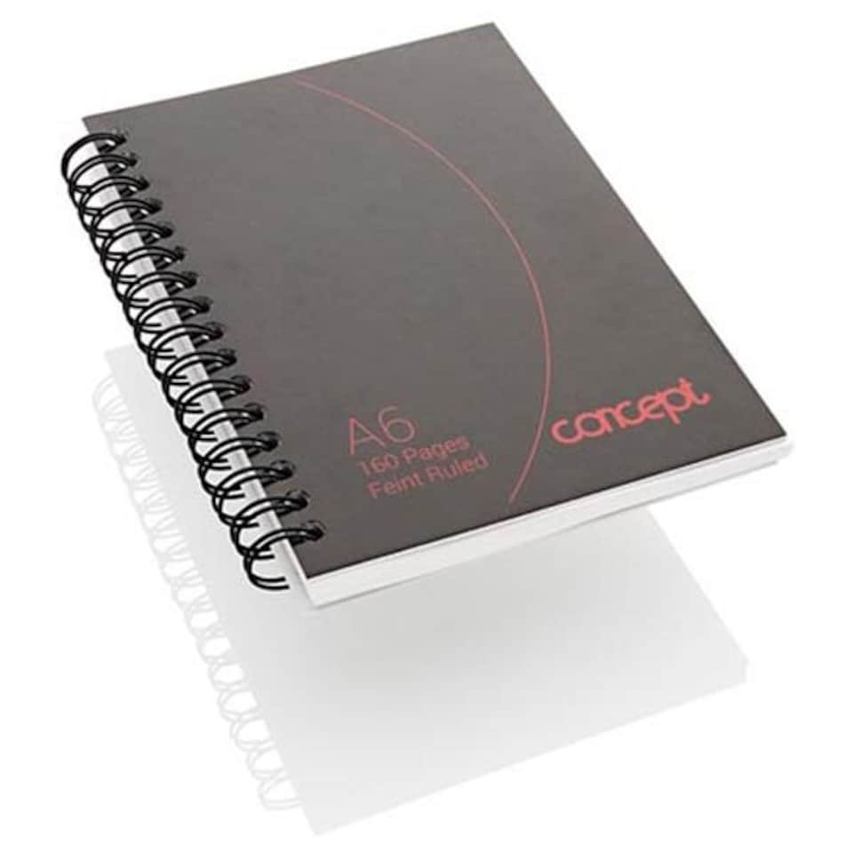 image 1 of A6 160 Pages Wiro Notebook by Concept