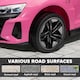 image 8 of HOMCOM Audi RS e-tron GT Licensed Electric Car for Kids, 12V Battery Powered Electric Ride-on Toy with Remote Control Music, Suspension Wheels, Soft Start, for 3-5 years, Pink