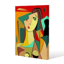 abstract portrait (Canvas Print) / 61 x 91 x 4cm | Multi