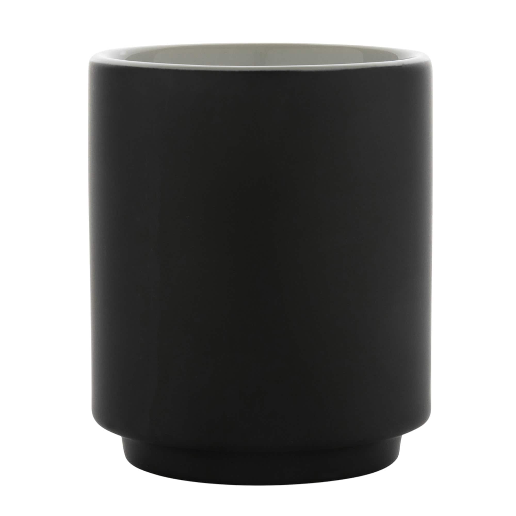 XD Collection Stackable Ceramic 180ml Mug - Black/White - One Size