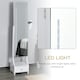 image 8 of HOMCOM Freestanding Jewellery Storage Mirror Armoire w/ LED Lights Hooks Drawer