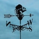 image 1 of Squirrel Weathervane - Steel - W65 x H88 cm - Black