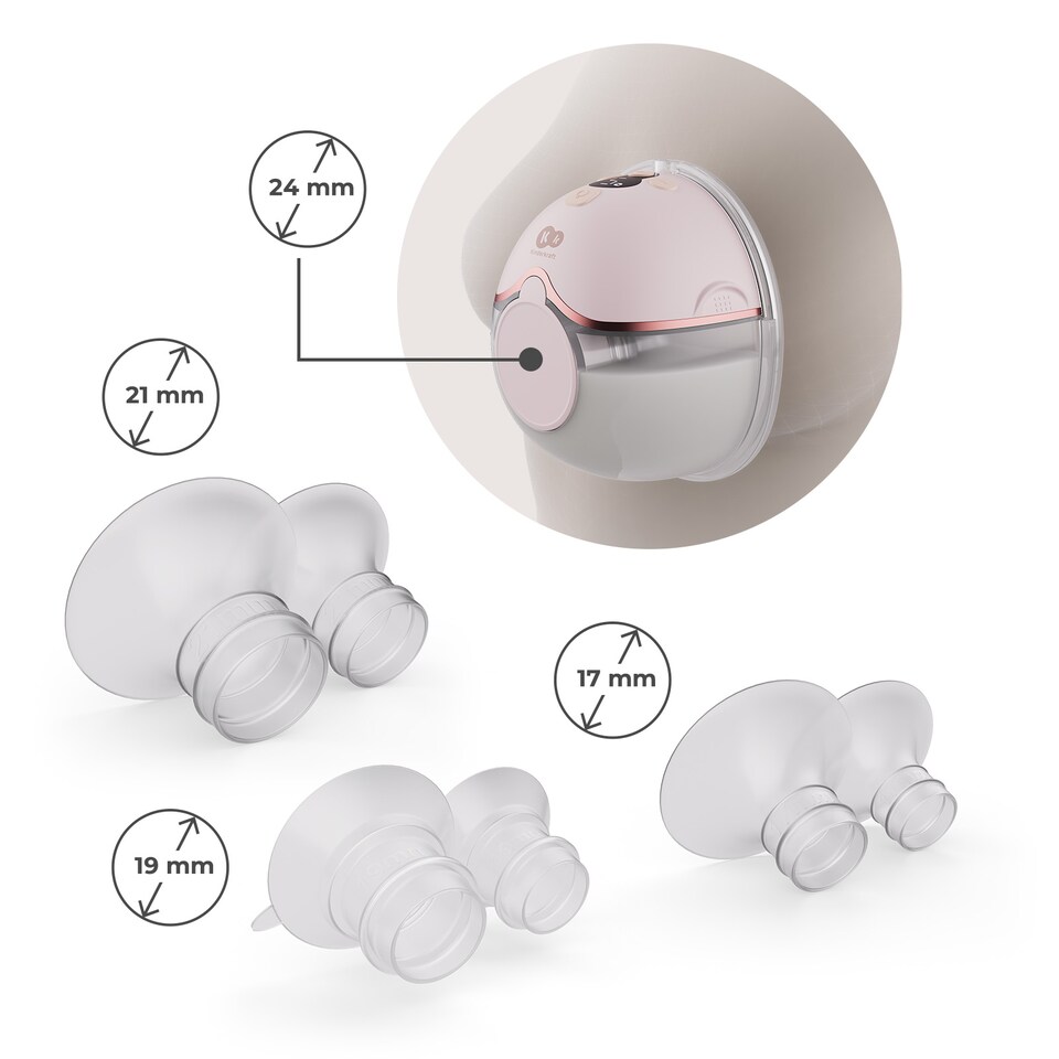 image 1 of Kinderkraft MamaFlow Compact Electric Hands Free Single Breast Pump 4 Modes