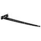 image 7 of 16in / 400mm Heavy Duty T Tee Hinges For Shed + Garden Gates Black Finish 6pc