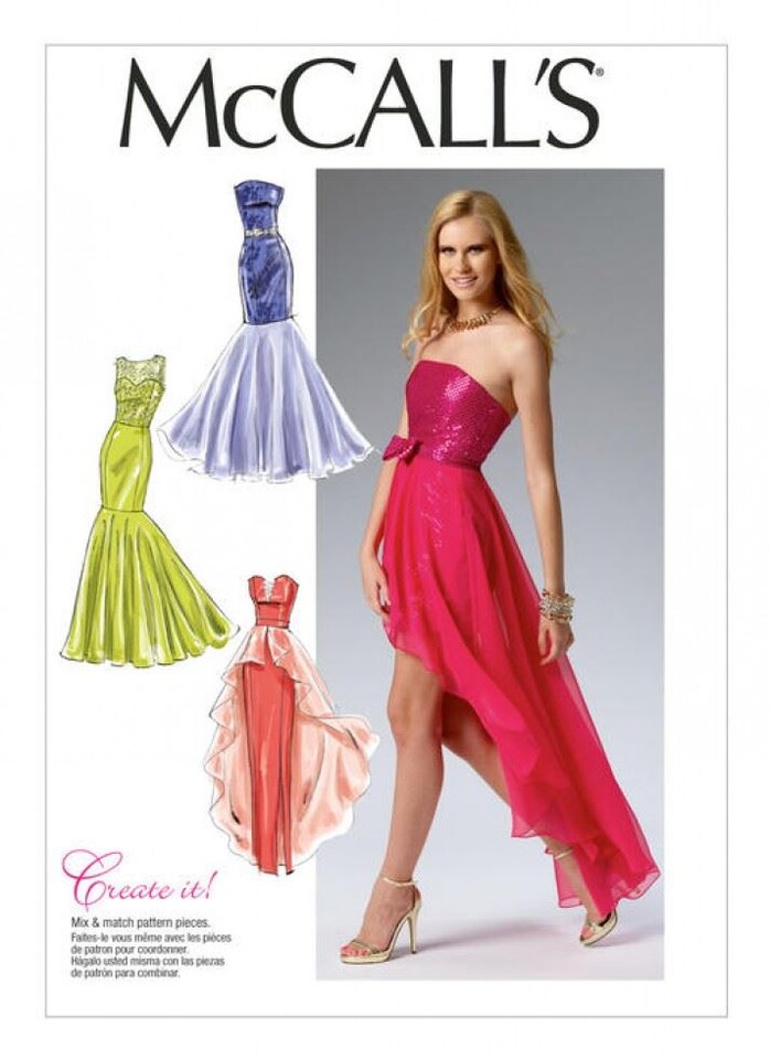 image 1 of McCall's 6838 Paper Sewing Pattern – Women’s Dress, UK Sizes 14–16–18–20–22, Intermediate