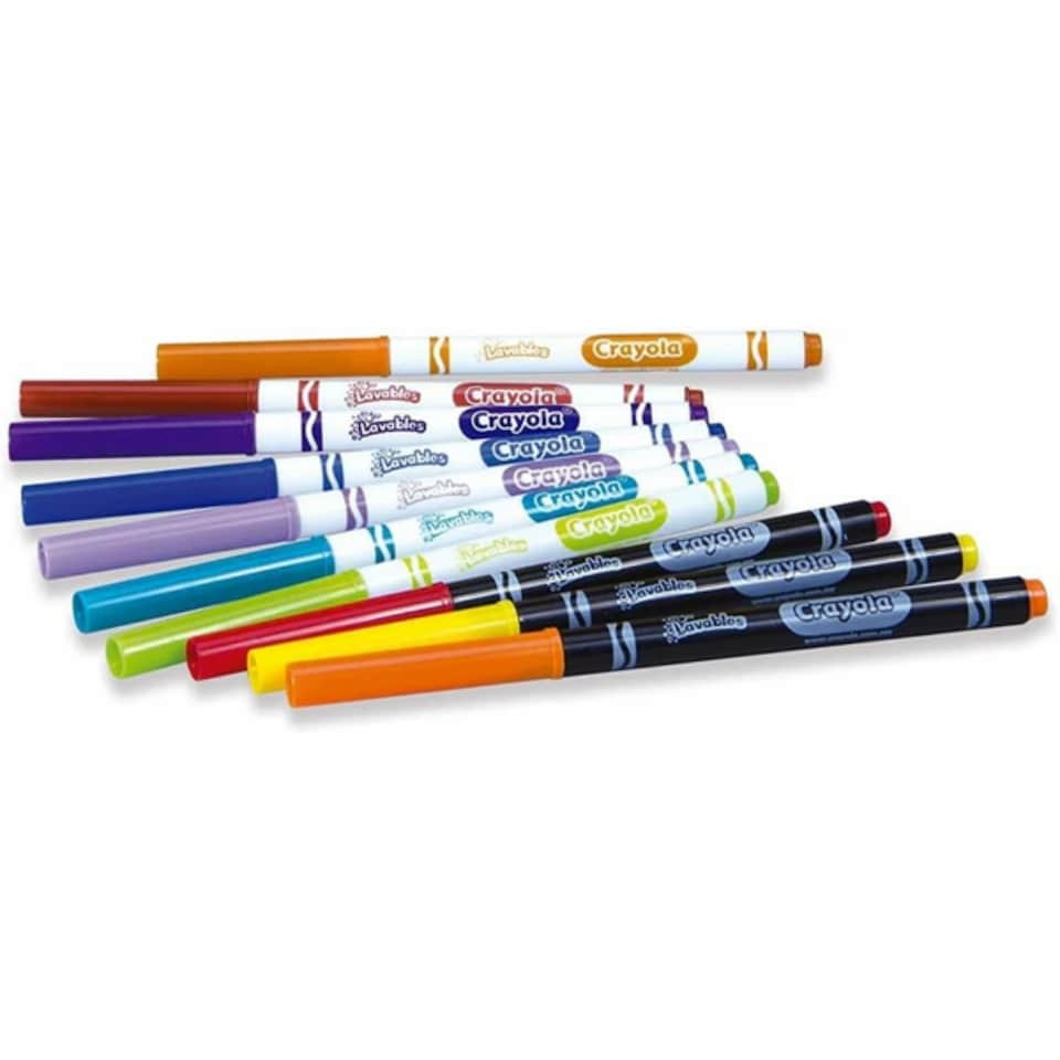 image 1 of Crayola Super Tips Washable Markers 20 Count