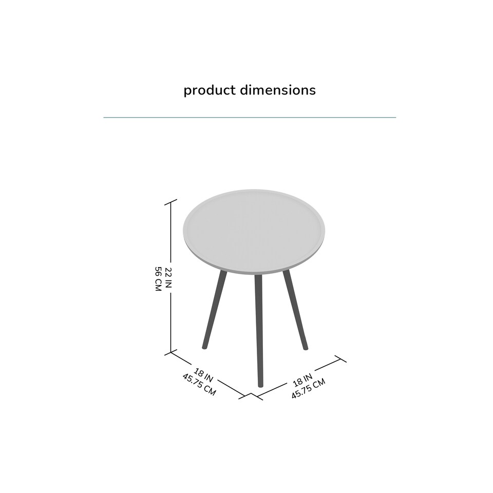 image 1 of Electra Round Solid Mango Wood Side Table for Living Room Bedroom
