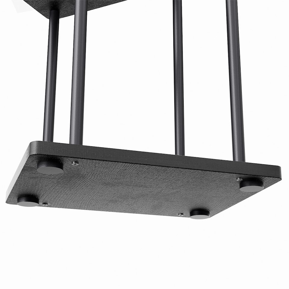 image 1 of Living and Home 5-Tier Modern Plant Stand Shelf Plant Display Rack | Black | 5 Tiers