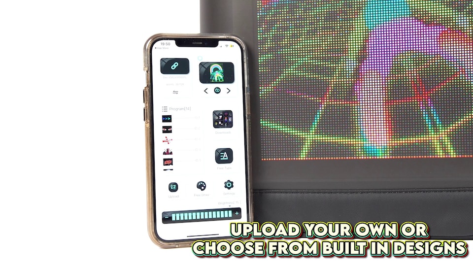 image 1 of Mr Entertainer Glopack LED Screen Smart Backpack