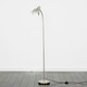 image 3 of ValueLights Modern Brushed Chrome Adjustable Reading Craft Floor Lamp