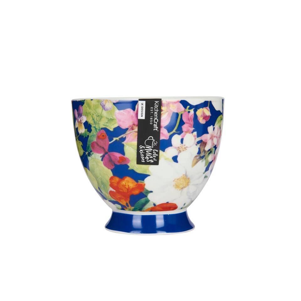 image 1 of KitchenCraft China Blue Butterfly Mug Multi