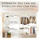 image 8 of Telescopic Wardrobe Organiser Double White Rail Clothes Rack Baskets Storage White | One Size