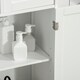 image 8 of kleankin Bathroom Storage Cabinet with Adjustable Shelf and Removable Drawers