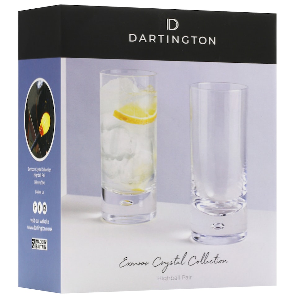 image 1 of Dartington Crystal Exmoor Highball Glasses Set Of 2