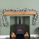 image 6 of 2.7m Green Snow Flocked Christmas Garland with 190 Tips