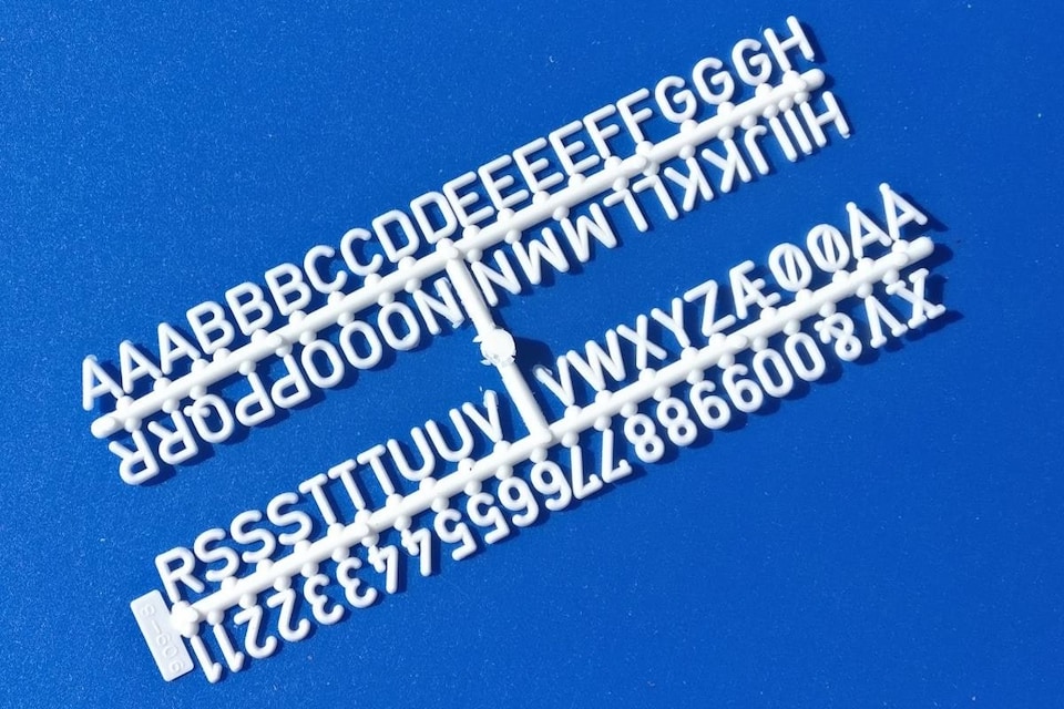 image 1 of GM Structures Alphabet & Numerals Set