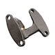 image 7 of 4 Pack Left & Right Self Aligning Ball Joint Hinge Heavy Duty Locker Door Hatch Silver