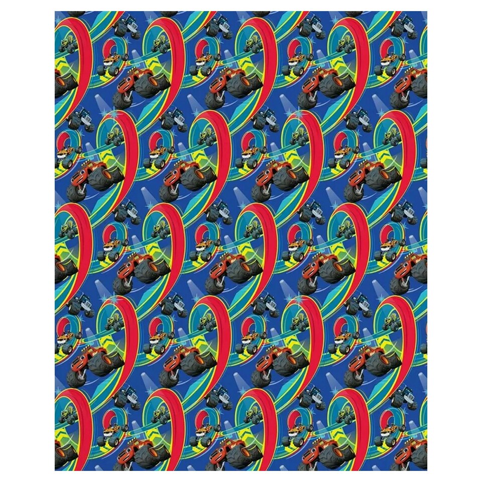image 1 of Blaze & The Monster Machines Blazing Duvet Cover Set - Blue/Red - Double Blue | Double