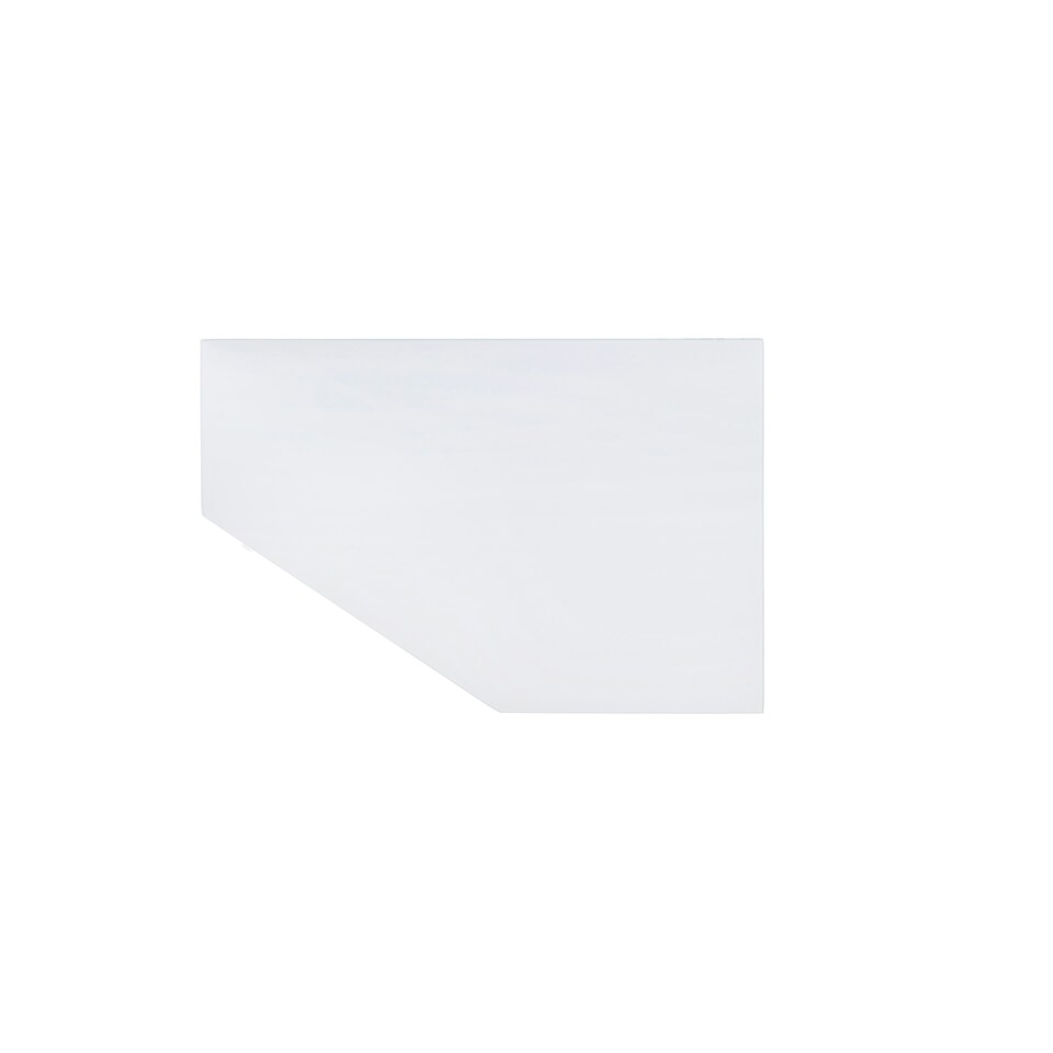 image 1 of Elegant Brands Salcombe Upright Bread Bin and Kitchen Corner Cabinet in White White