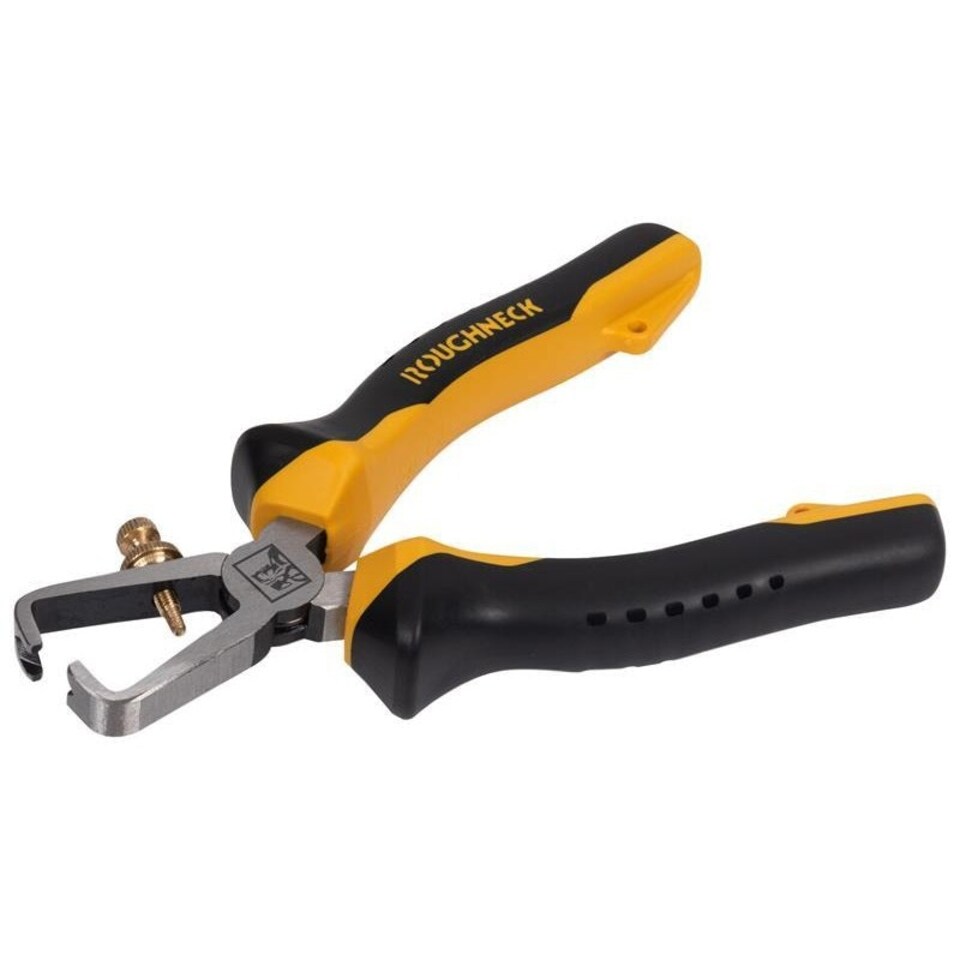 Roughneck Wire Stripping Pliers 160mm - Multi Colour - One Size