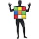 image 3 of Rubik`s Unisex Adult Puzzle Cube Costume - Multicoloured - One Size One Size