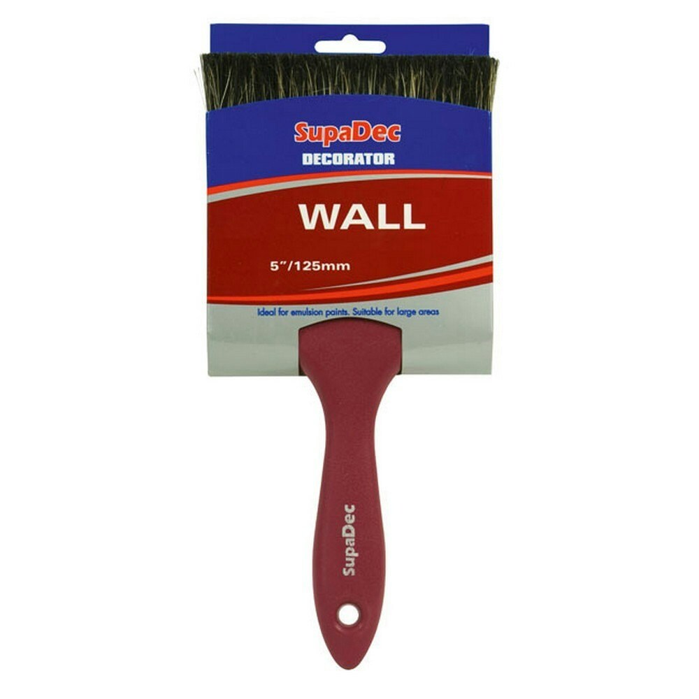 SupaDec Drator Wall Brush 10cm in Burgundy