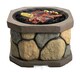 image 3 of Centurion Supports Fireology BOGOTA Bold Garden and Patio Multi-function Heater, Fire Pit, Brazier and Barbecue with Eco-Stone Rock Finish and Cover
