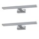 image 1 of Set of 2 Verve - Bathroom LED Over Mirror Lights Chrome
