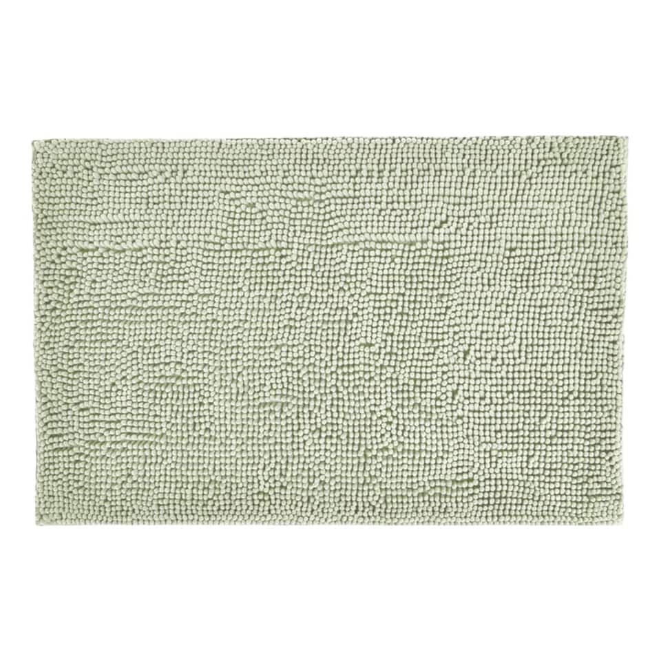 image 1 of Chenille Bobble Bath Mat Non-Slip 60 x 90cm - Black