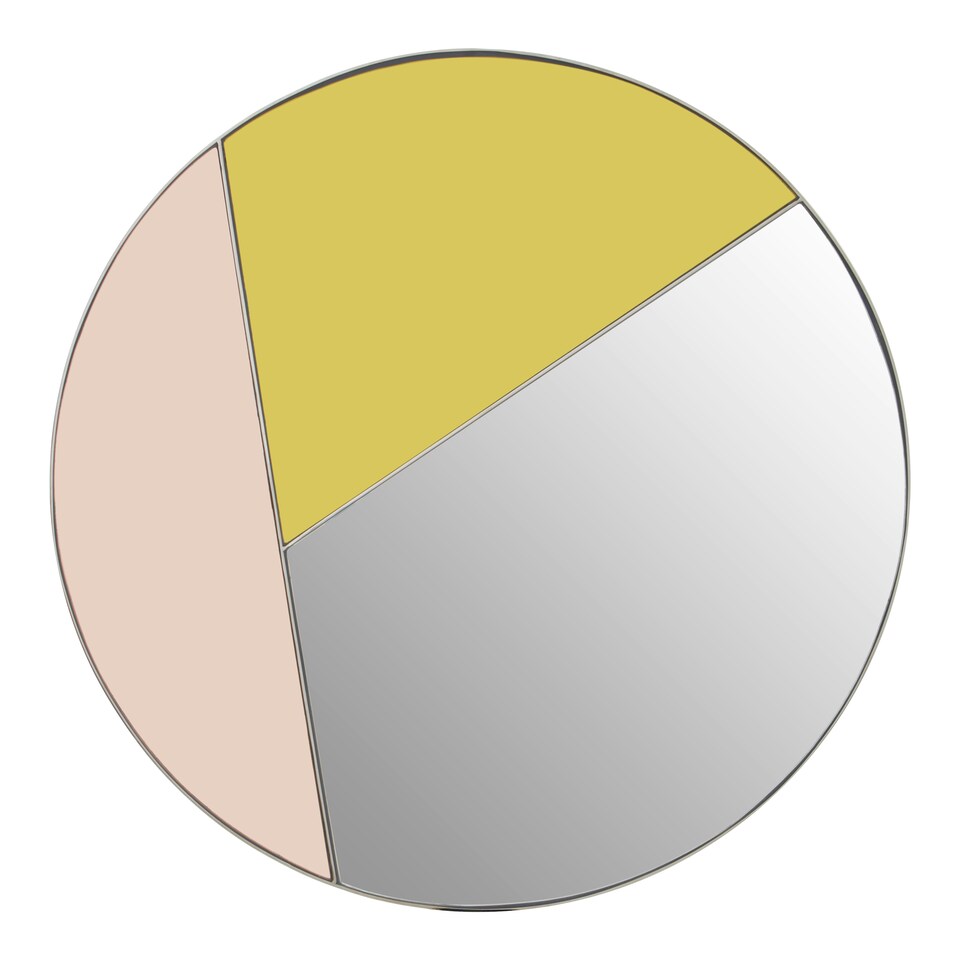 image 1 of Interiors by Premier Round Wall Mirror Brown
