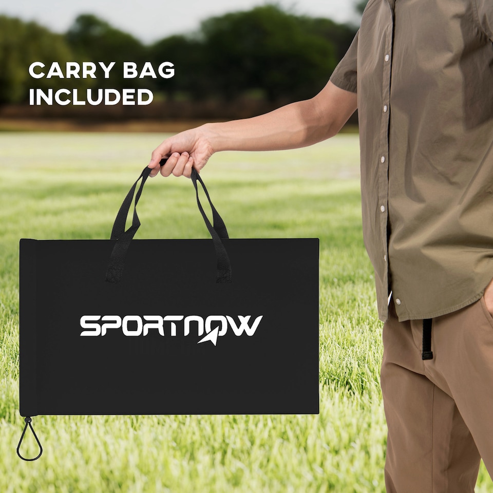 image 1 of SPORTNOW Spike Ball Set, Mini Beach Games Set with Net, 3 Balls and Pump