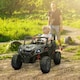 image 2 of AIYAPLAY 2 Seater 24V Kids Electric Car w/ Remote Control, Black